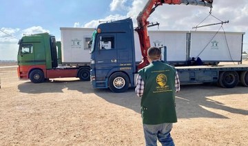 KSrelief provides 500 mobile homes for Syrian refugees in Jordan