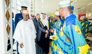 Saudi Arabia’s ambassador to Guinea Fahad Al-Rashidi sees off this year’s first group of Guinean Hajj pilgrims.