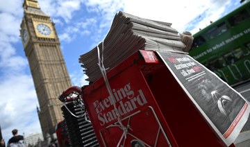 London’s Evening Standard to move to weekly print edition