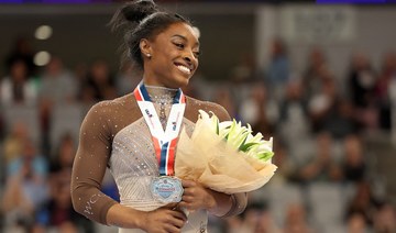 Biles continues Olympic buildup with ninth all-around US gymnastics title