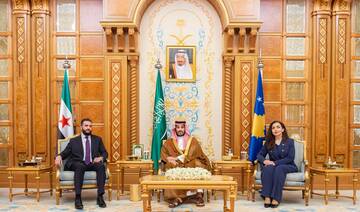 Syrian president made announcement during a joint meeting with Saudi Crown Prince Mohammed bin Salman and Kosovan president.