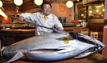 Giant tuna sells for record $1.8 million in Japan