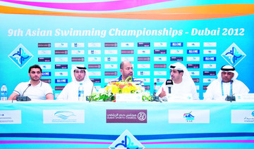 9th Asian Swimming Championships open in Dubai today