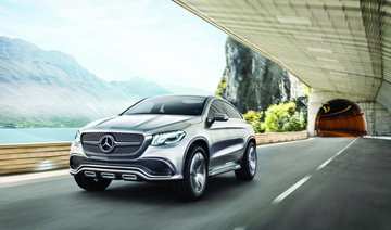 Mercedes-Benz displays a new Concept Coupe SUV