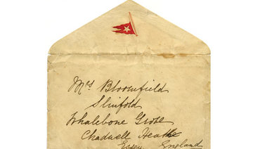 Letter written aboard Titanic sells for $200,000