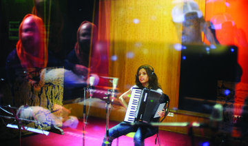 Egyptian singer eases her country's pain with accordion