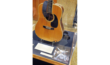 Elvis’ guitar on display at US museum