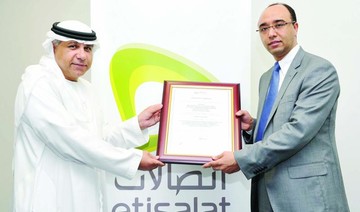 Etisalat's MSS gets Lloyd's register quality certificate