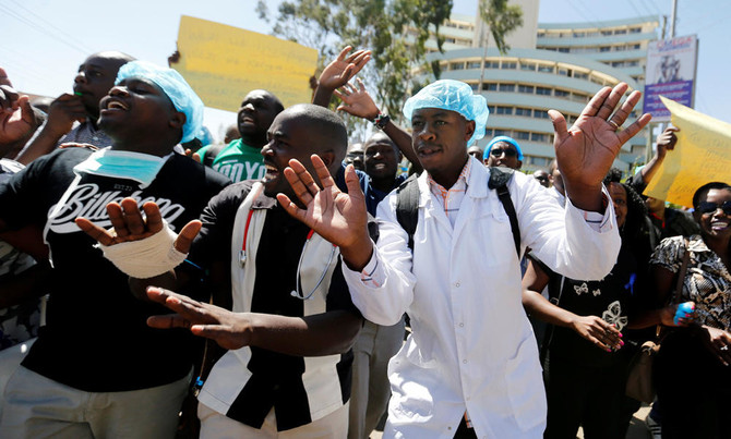 Kenya doctors' union officials sentenced over strike | Arab News