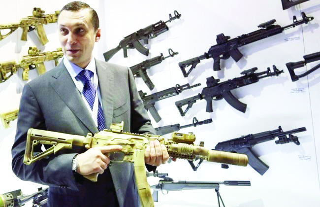 Kalashnikov gunmaker opens souvenir store at Moscow airport