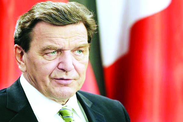 German ex-leader Schroeder criticizes EU, Russia sanctions