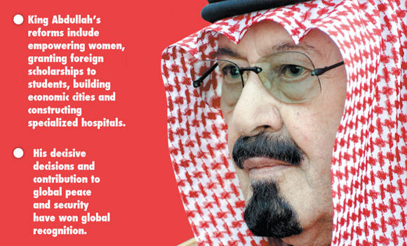 King Abdullah among most powerful people