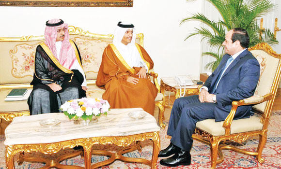 Qatar-Egypt talks push hailed by KSA