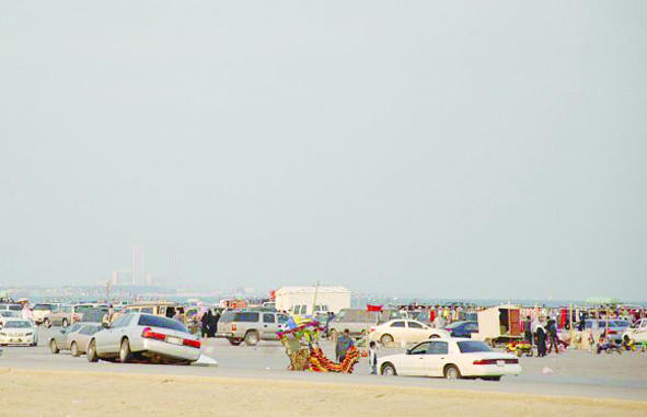 Alkhobar’s Al-Aziziah beach remains popular for visitors