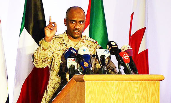 Land offensive cannot be ruled out: Al-Assiri