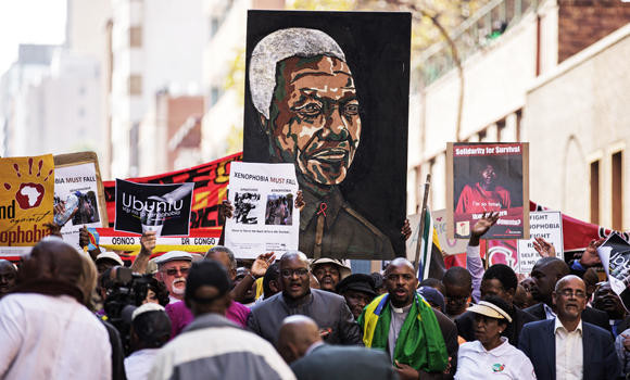 Thousands protest against anti-immigrant riots in S. Africa