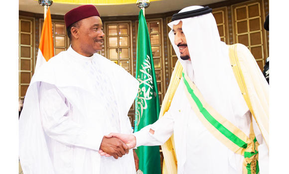 King Salman, Niger president discuss ties