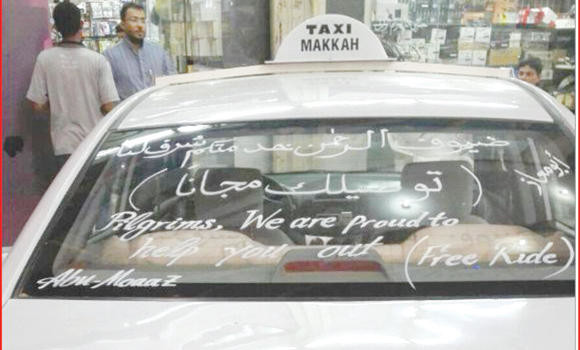 Citizen offers free use of taxis to Hajis