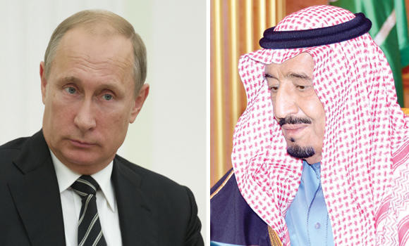 King, Putin discuss Syria crisis