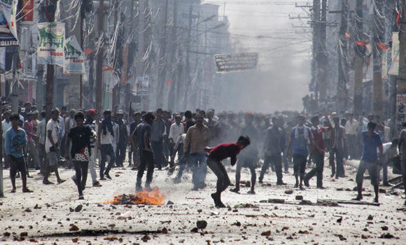 Nepali police kill Indian protester at border blockade