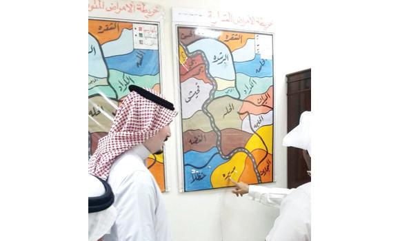 Field teams educate citizens on scabies in Al-Baha