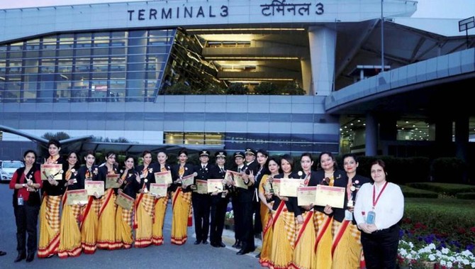 Air India claims first journey around world with all-female crew