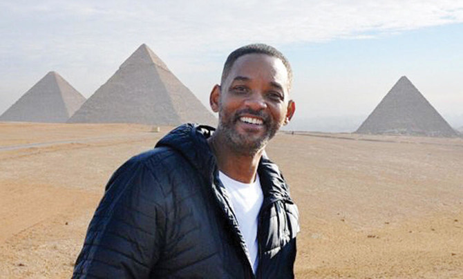 Will Smith fascinated by pyramids during Egypt visit