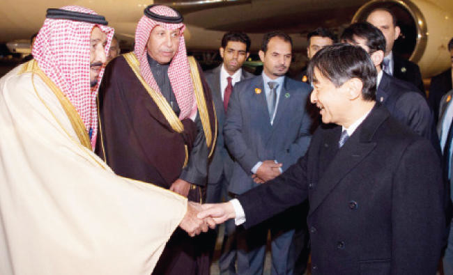 King Salman to hold talks with Japanese premier today