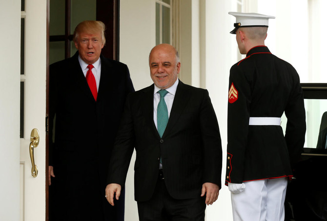 Iraq’s Abadi says he wins Trump’s assurances of more US support