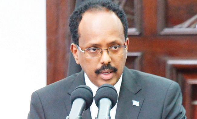 Somali president pleads for aid to avert famine