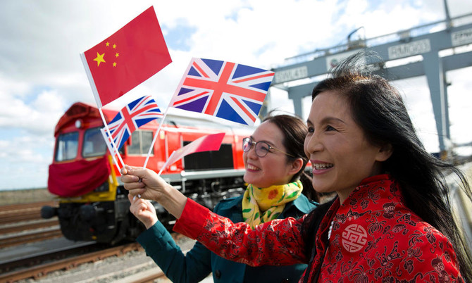 Freight train begins 7,500-mile UK-China journey