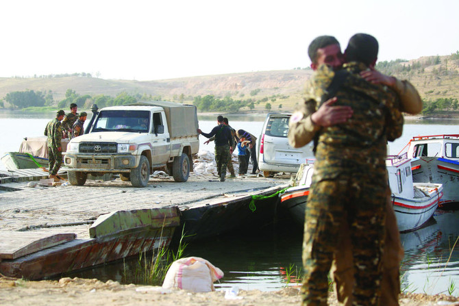 A waterway lifeline for US-backed Syria force fighting Daesh