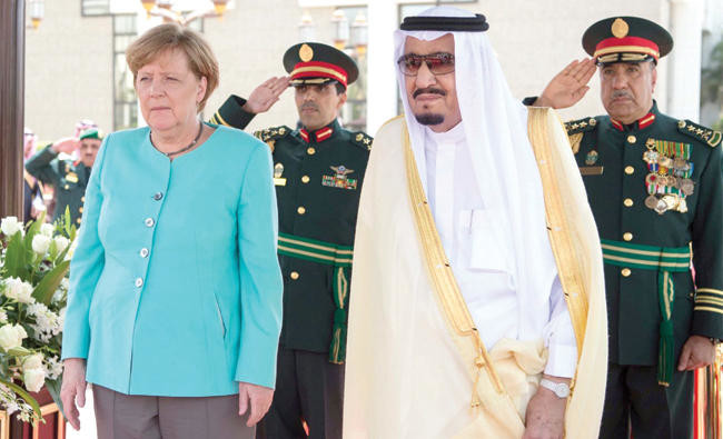 King Salman, Merkel discuss war on terror, G-20 Summit in Jeddah talks