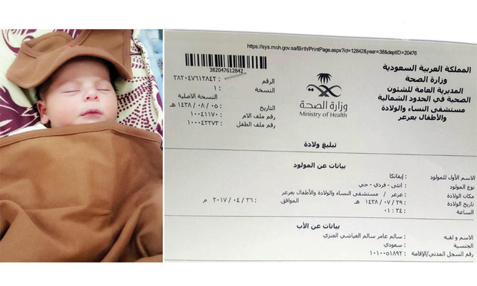 Eyebrows raised as Saudi father names newborn after US first daughter