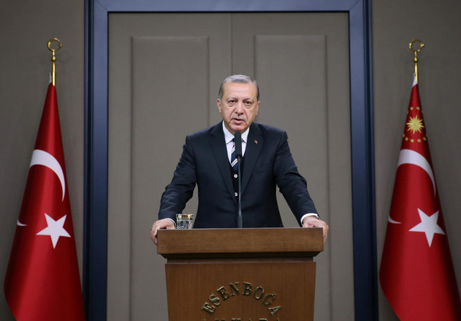 Erdogan sees "new beginning" in Turkish-U.S. ties despite Kurdish arms move
