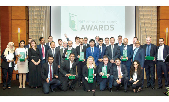 Winners of 2017 MENA Green Building Awards honored