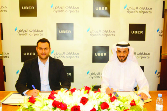 Riyadh Airports, Uber ink deal to transport passengers