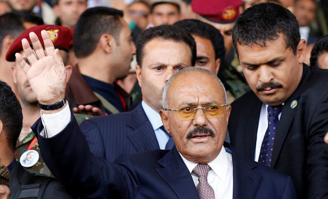 Yemeni officials say ex-president may be under house arrest