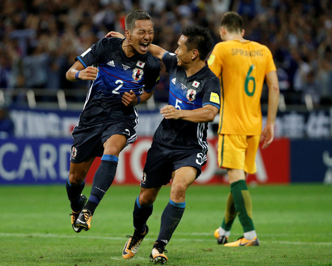 Football: Japan beat Australia 2-0 to qualify for World Cup