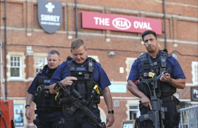 London police make arrest over cricket match arrow attack 