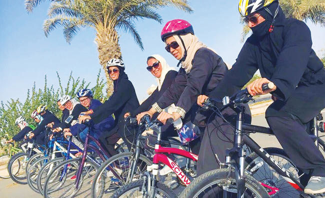 Saudi teen promotes passion for cycling outdoors