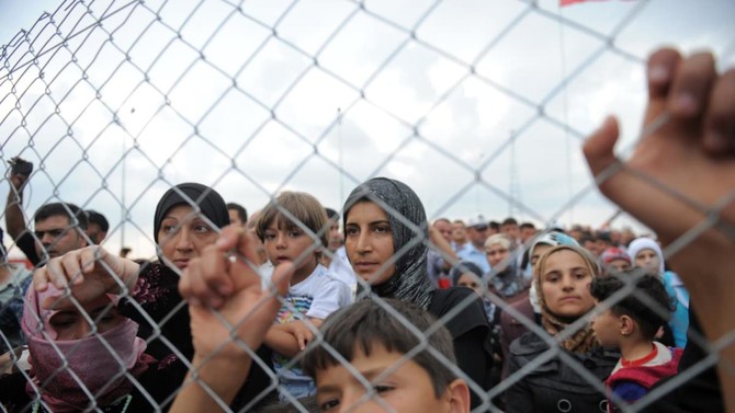 Syrian refugees. (File photo by AFP) More than 300 Syrian refugees rescued, arrive in Cyprus