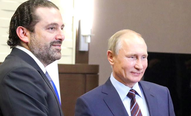 Hariri’s Russia visit aims to deepen defense ties