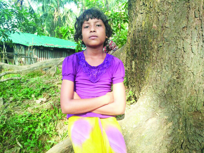 Rohingya girl, 11, tells Arab News how her father was shot dead