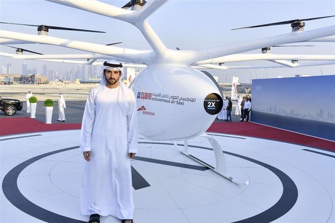 Dubai’s Crown Prince launches world’s first self-flying taxi on maiden flight