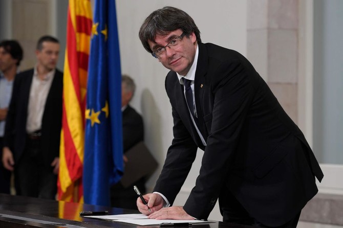 Allies press Catalan leader to declare full independence, ignore Madrid deadlines