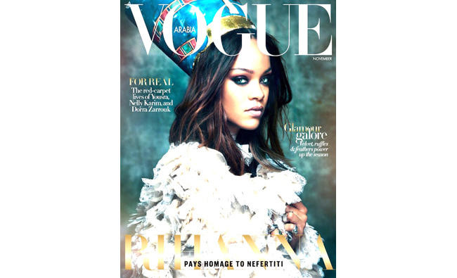 Rihanna as Egypt’s Queen Nefertiti? Vogue Arabia thinks so