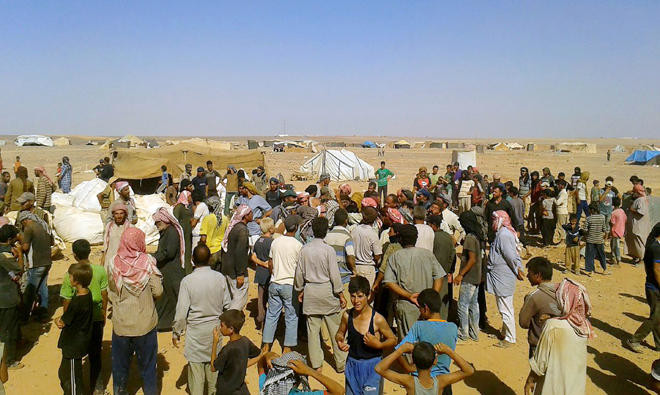 Access to food ‘precarious’ for Syrians stranded near Jordan
