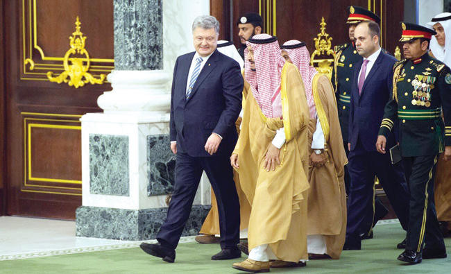 Riyadh, Kiev cement relations with President Poroshenko’s Saudi visit