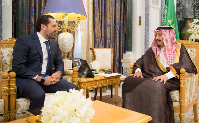 Lebanon politicians await outcome of Saudi king’s meeting with Al-Hariri